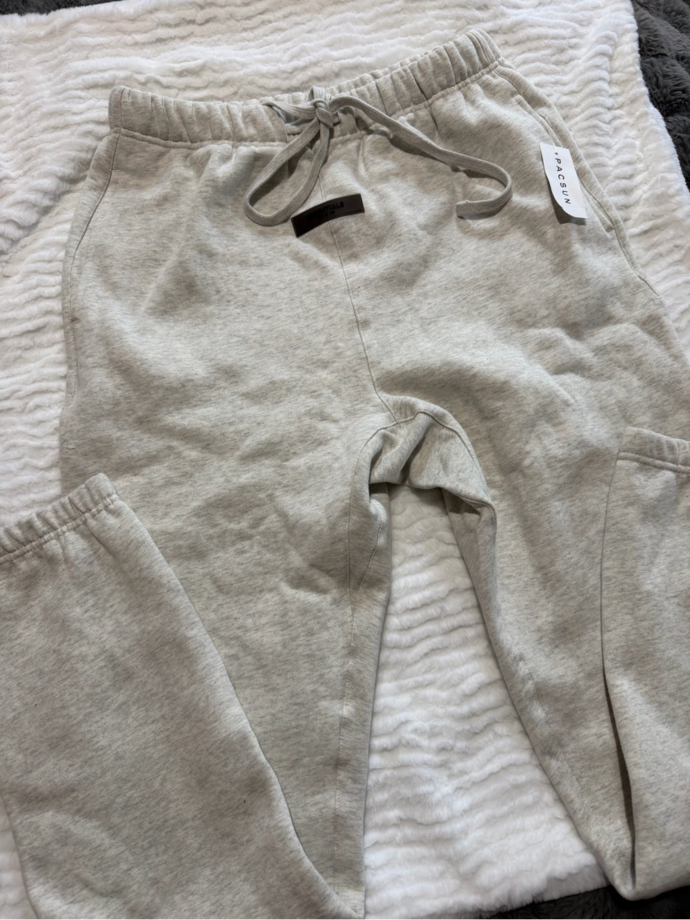 Essentials Light Gray Track Pants